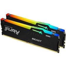 Kingston DRAM 16GB 6000MT/s DDR5 CL36 DIMM (Kit of 2) FURY Beast RGB EXPO