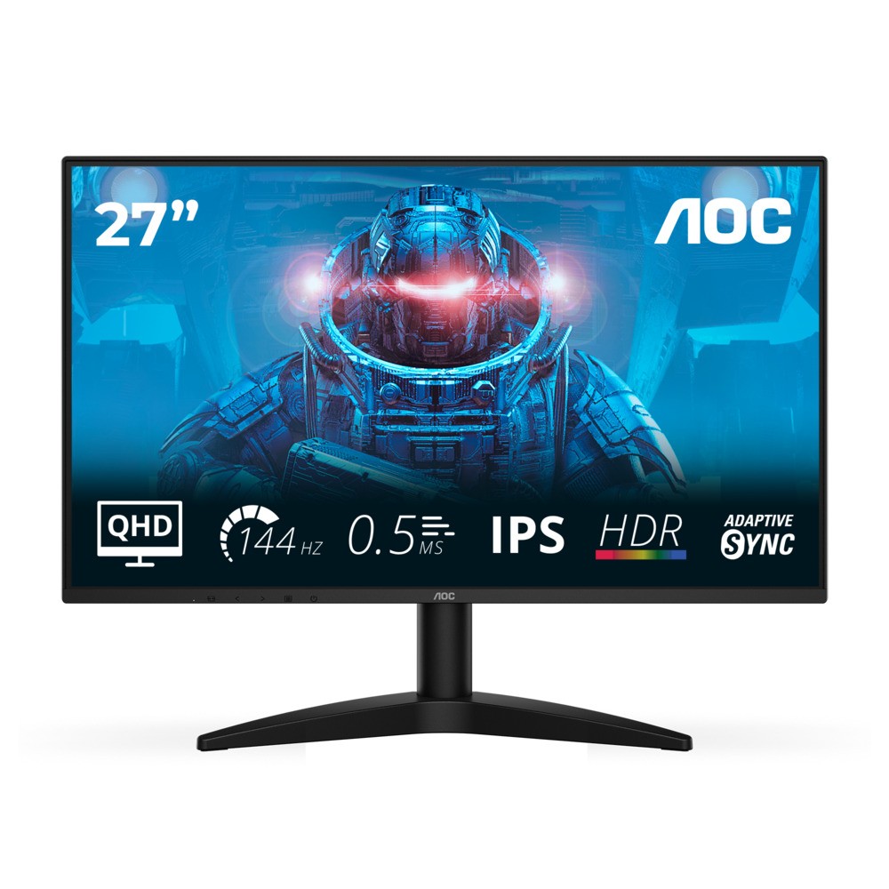 AOC Q27B36X 27", HDMI, DP, 144Hz, 0, 5ms, QHD