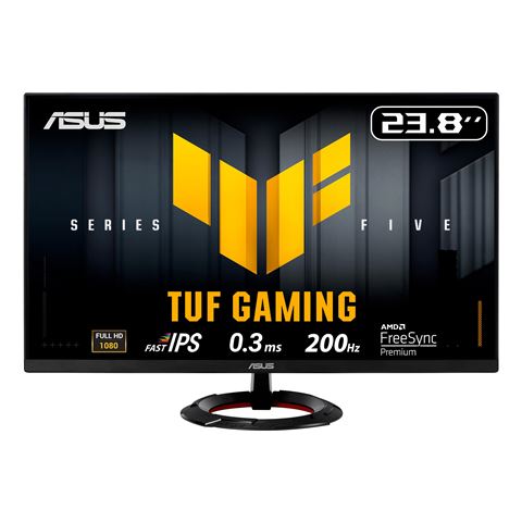 Asus Monitor 23.8" TUF Gaming VG249Q5R, Fast IPS, gaming, Adaptive-Sync 200Hz, 0.3ms (GTG), HDR10, 2xHDMI, DP, Zvučnici, Full HD
