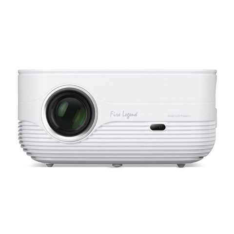Projektor AOPEN QF81, LCD/LED, FHD 1920x1080px, 800 ANSI, HDMI, USB, WiFi, Bluetooth, zvučnici, Smart, bijeli