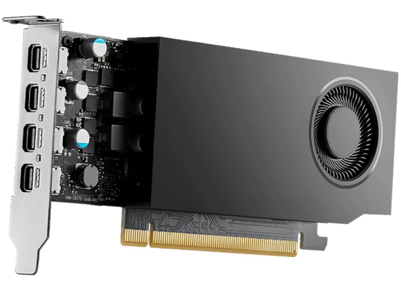 Nvidia Grafična kartica RTX A400, 4GB GDDR6, PCIe 4.0 x8, Low Profile, PNY