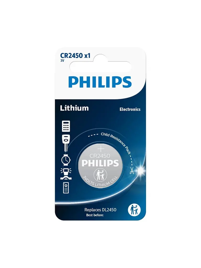 PHILIPS baterija CR2450/10B