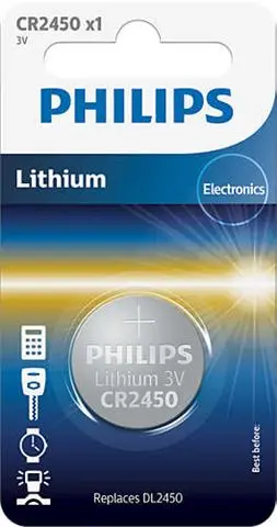 PHILIPS baterija CR2450/10B