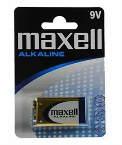 Maxell alkalna baterija 6LR61/9V Bloc, 1 komad