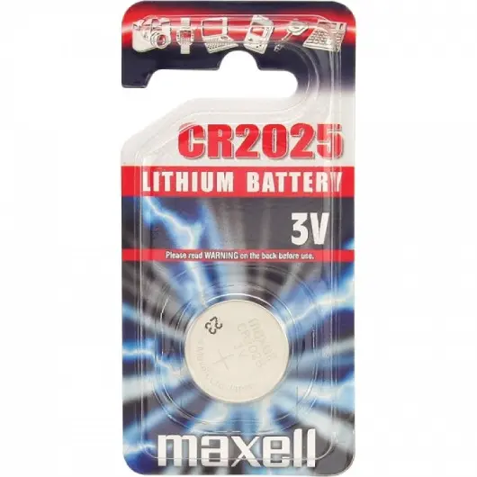 Maxell lit. dugmasta baterija CR2025, 1 komad