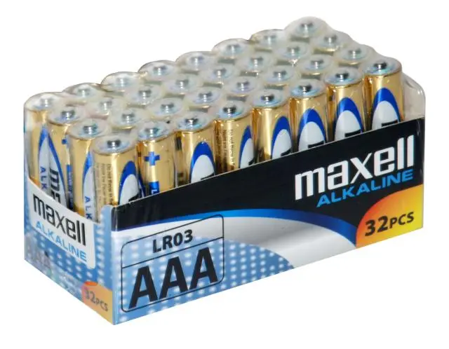 Maxell alkalne baterije LR-3/AAA, 32 komada