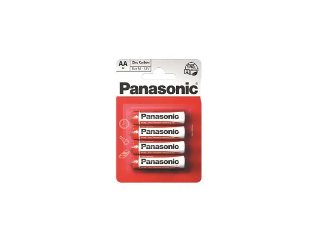 PANASONIC baterije R6RZ/4BP EU Zinc Carbon