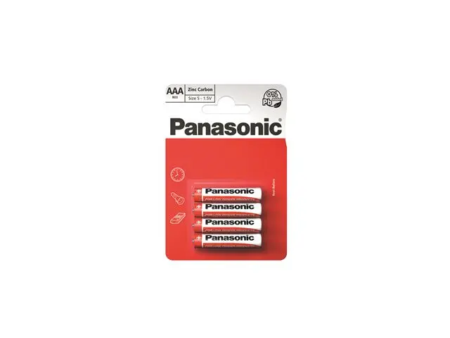 PANASONIC baterije R03RZ/4BP EU Zinc Carbon