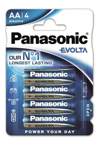 PANASONIC baterije LR6EGE/4BP Alkaline Evolta