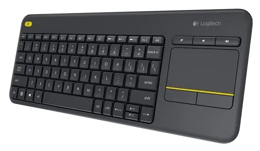 Tipkovnica LOGITECH K400+ Wireless Touch - Black