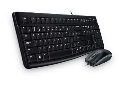 Tipkovnica LOGITECH MK120 Desktop (tipkovnica+miš)