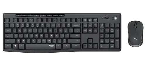 Tipkovnica LOGITECH MK295 Silent Wireless Desktop (tipkovnica+miš) - crna