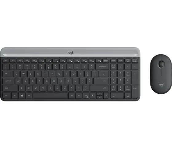 Tipkovnica LOGITECH MK470 Wireless Desktop (tipkovnica+miš) Graphite