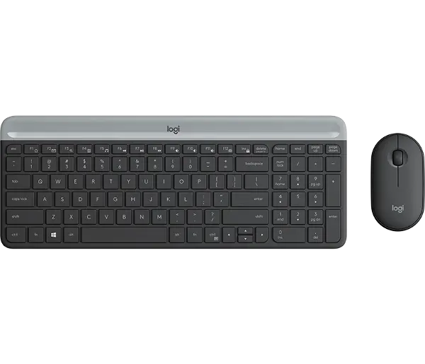 Tipkovnica LOGITECH MK470 Wireless Desktop (tipkovnica+miš) Graphite