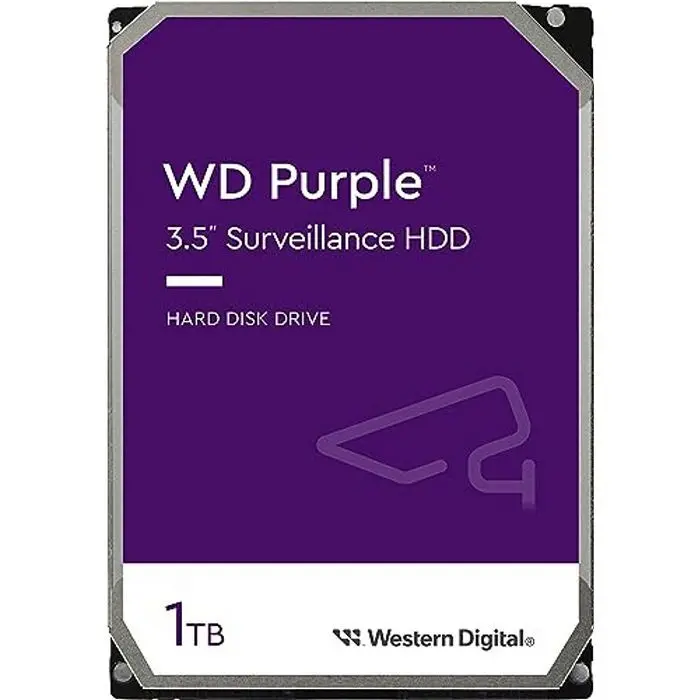 Hard disk 3.5" SATA-3  2TB WESTERN DIGITAL 64MB-cache - Purple Surveillance