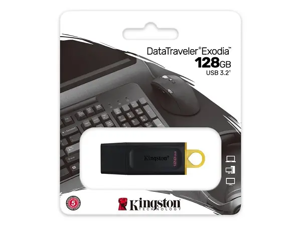 USB 3.2 Flash drive 128GB KINGSTON DataTraveler Exodia