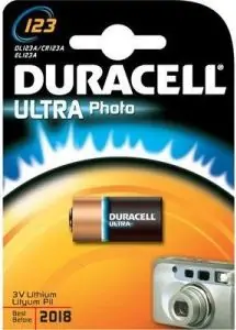 Baterija DURACELL DL123 3V Photo 1/1