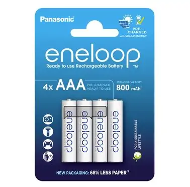Baterija PANASONIC Rechargeable 750mAh AAA ENELOOP - B4