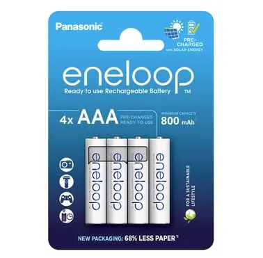 Baterija PANASONIC Rechargeable 750mAh AAA ENELOOP - B4