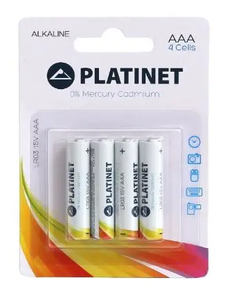 Baterija PLATINET Alkaline Pro AAA 4/1