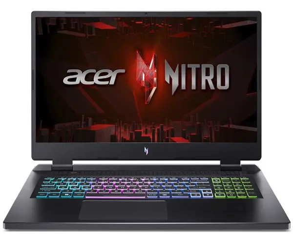 Nitro 17, 17,3/QHD/Ryzen 7-7840HS/16GB/S512GB/RTX4060-8GB/Linux/BLK/2Y