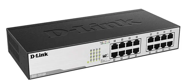 D-Link switch neupravljivi, DGS-1016D/E