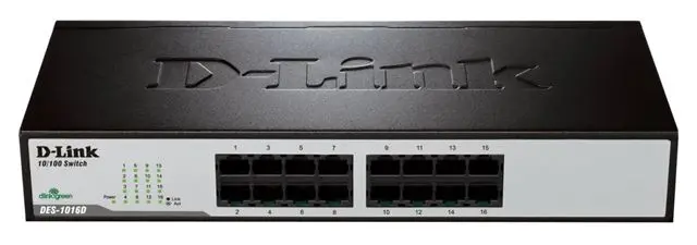 D-Link switch neupravljivi, DES-1016D/E