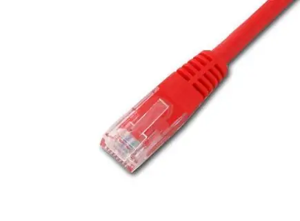 MegaC prespojni mrežni kabel Cat.6 U/UTP PVC 2m crveni