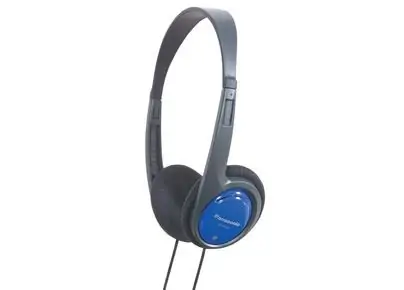 PANASONIC slušalice RP-HT010E-A plave, naglavne
