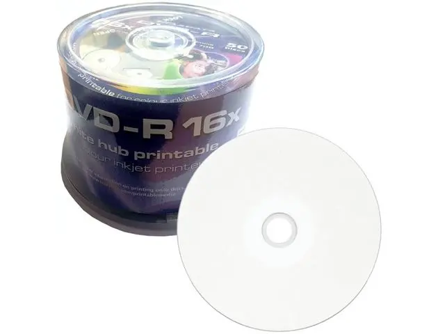 TRAXDATA OPTIČKI MEDIJ DVD-R 16X CAKE 50 WHITE FULL PRINTABLE