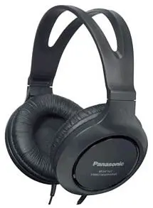 PANASONIC slušalice RP-HT161E-K crne, naglavne