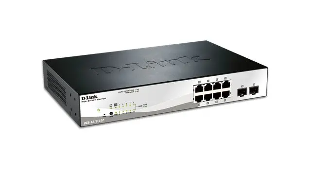 D-Link switch web upravljivi DGS-1210-10P