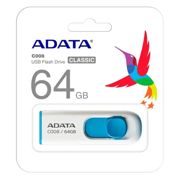 USB memorija Adata 64GB C008 White