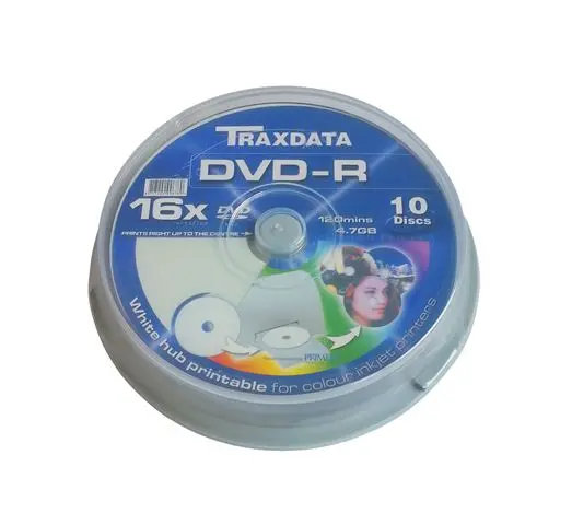 TRAXDATA OPTIČKI MEDIJ DVD-R PRINTABILNI CAKE 10