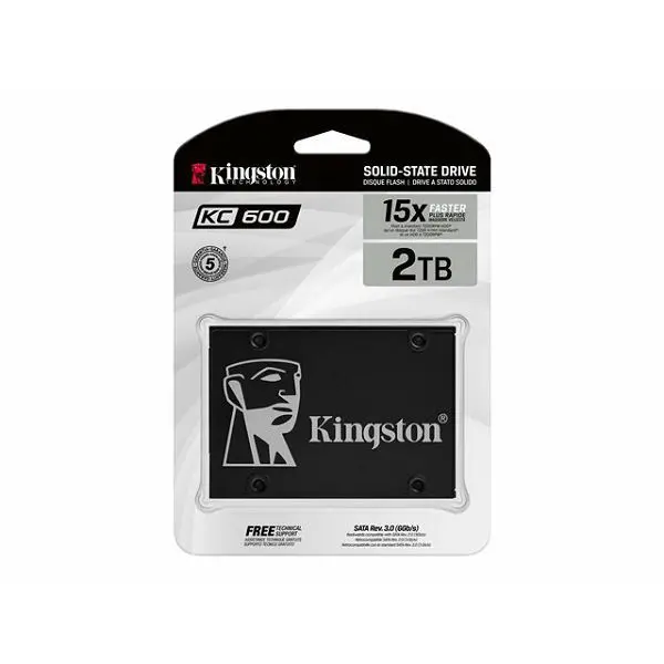 SSD 2TB KINGSTON KC600 2.5" SATA 3