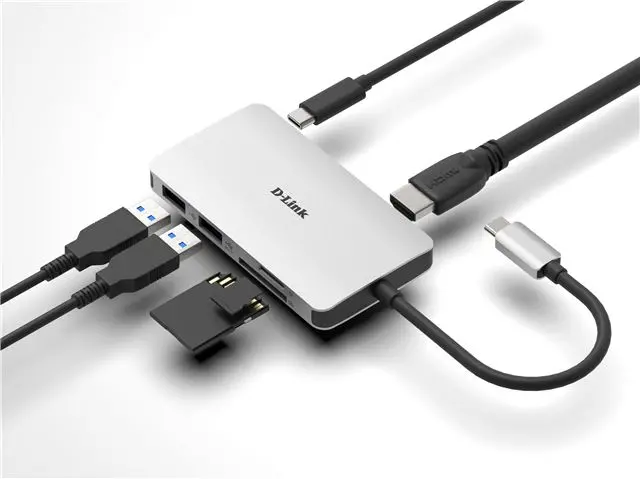 D-Link 6-in-1 USB-C Hub, DUB-M610