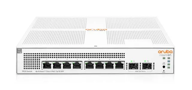 HPE SWITCH ARUBA INSTANT ON 1930 8G 2SFP POE 124W