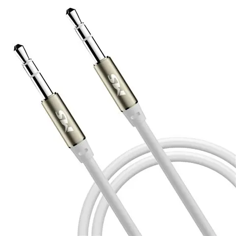 MS CABLE 3.5mm -> 3.5mm, 1m, srebrni