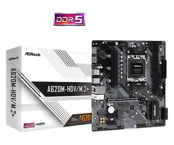 MBO AM5 ASR A620M-HDV/M.2+