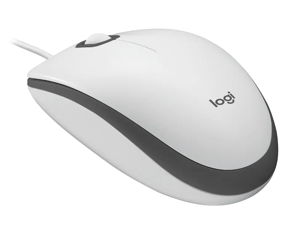 Miš žični Logitech M100 white