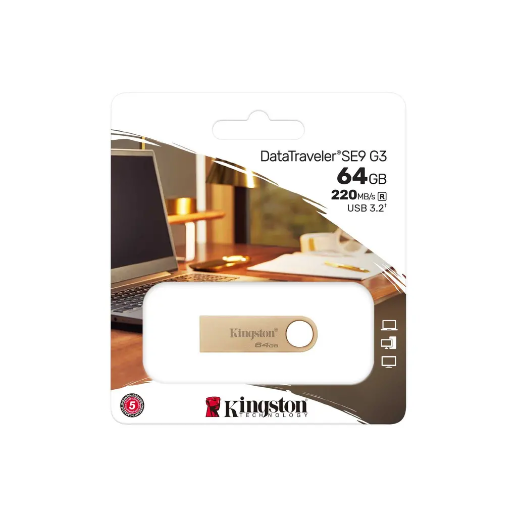 MEM UFD 64GB DT SE9 G3 KIN DTSE9G3/64GB