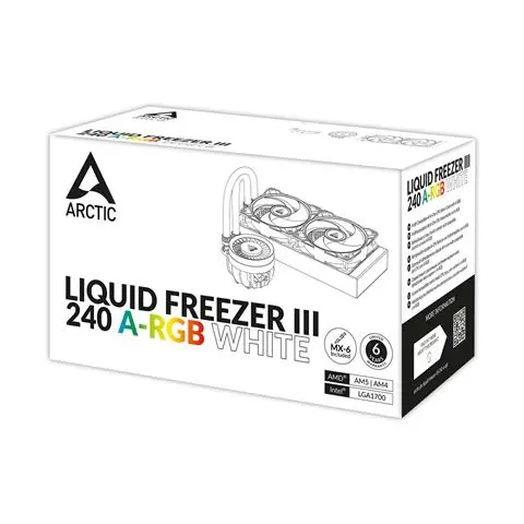 Vodeno hlađenje za procesor Arctic Liquid Freezer III 240 A-RGB(white)