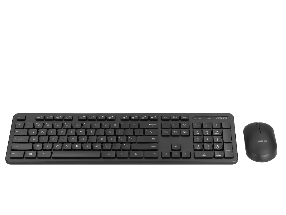 ASUS CW100, bežična tipkovnica i miš, crni