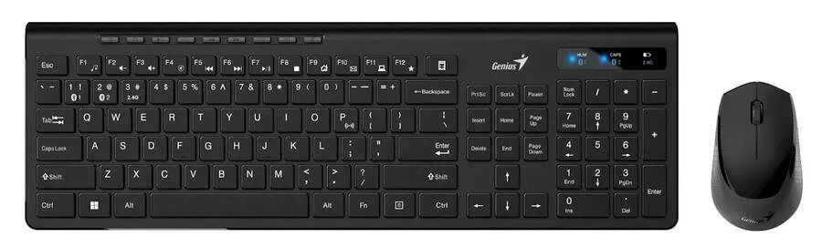 Genius SlimStar 8230, bež. tipkovnica i miš,silent