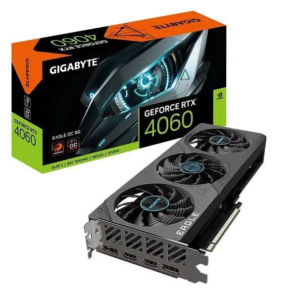 Gigabyte GF RTX4060 EAGLE OC, 8GB GDDR6