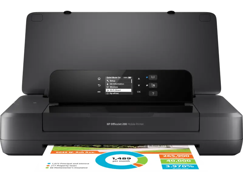 HP OfficeJet 200 Mobile Printer:E EUR/RU, CZ993A