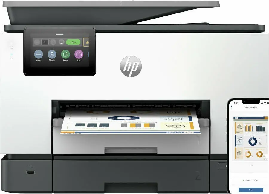 HP OfficeJet Pro 9130b All-in-One Printer, 4U561B