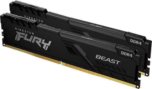 Kingston DDR4 32GB, 3200MHz, (2x16GB), FURY Beast