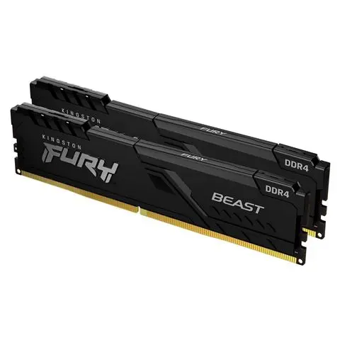 Kingston DDR4 64GB, 3200MHz, (2x32GB), FURY Beast