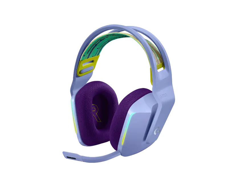 Logitech G733 gaming slušalice s mikrofonom, lilac